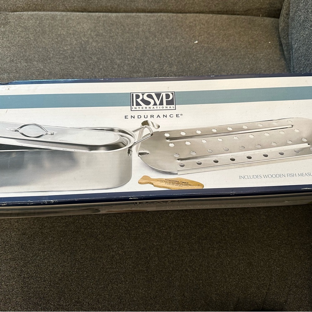 RSVP International Fish Poacher with Rack